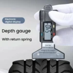Syntek Digital Depth Ruler 0-25mm Electronic Tire Tread Measuring Ruler - Image 2