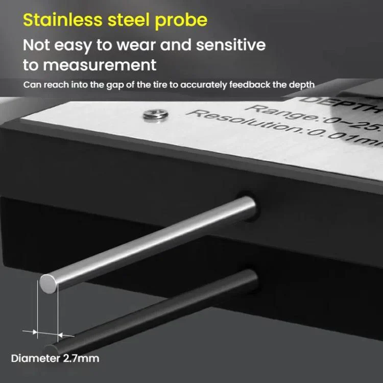 TBD06060511_B5.webp Syntek Digital Depth Ruler 0-25mm Electronic Tire Tread Measuring Ruler - Image 6