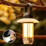 Rechargeable Dual Light Source Camping Lantern & Flashlight Warm/White Portable Outdoor Light - Image 2