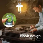 Rechargeable Dual Light Source Camping Lantern & Flashlight Warm/White Portable Outdoor Light - Image 6