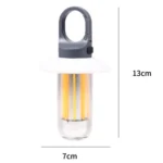 Rechargeable Dual Light Source Camping Lantern & Flashlight Warm/White Portable Outdoor Light - Image 10