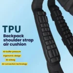 Anti-Gravity Backpack Shoulder Pads With TPU Air Cushion Technology To Reduce Shoulder Pain & Pressure - Image 3