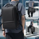 WEIXIER B759 Simple Expandable Men Shoulder Bag Large Capacity Laptop Backpacks - Image 2
