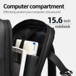 WEIXIER B759 Simple Expandable Men Shoulder Bag Large Capacity Laptop Backpacks - Image 5