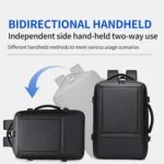 WEIXIER B759 Simple Expandable Men Shoulder Bag Large Capacity Laptop Backpacks - Image 7