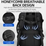 WEIXIER B759 Simple Expandable Men Shoulder Bag Large Capacity Laptop Backpacks - Image 9