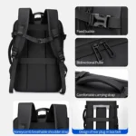WEIXIER B759 Simple Expandable Men Shoulder Bag Large Capacity Laptop Backpacks - Image 10