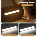 Rechargeable Motion Sensor Light Bar Cabinet Wardrobe Lamp With Remote Control - Image 4