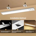 Rechargeable Motion Sensor Light Bar Cabinet Wardrobe Lamp With Remote Control - Image 9