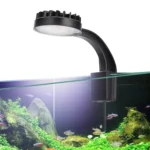5W Blue White Aquarium LED Clip Light with 12 LEDs USB Powered Mini Fish Tank Light for Aquatic Plants, Water Grass & Small Tanks - Image 2
