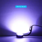 5W Blue White Aquarium LED Clip Light with 12 LEDs USB Powered Mini Fish Tank Light for Aquatic Plants, Water Grass & Small Tanks - Image 4