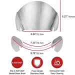 For KitchenAid Stand Mixer Stainless Steel Pouring Shield Food Chute Cover Attachment - Image 6