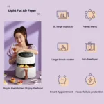 8L Air Fryer Household Multi-Function Large Capacity Oil-Free Electric Fryer - Image 6