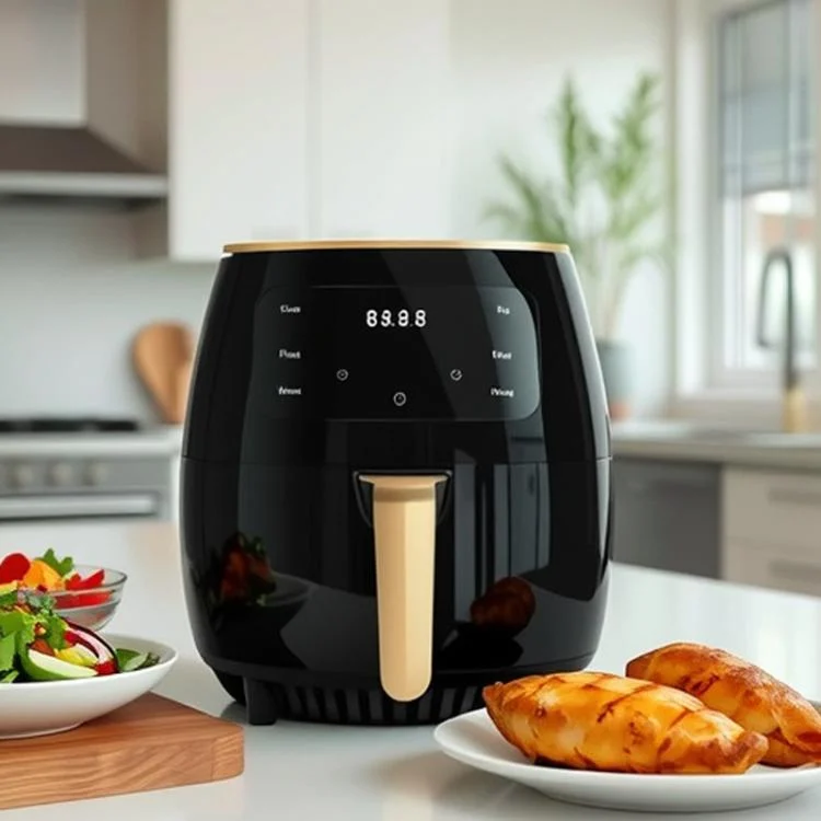TBD06060704_B1.webp 6L 1400W Air Fryer Household Large Capacity French Fry Maker Multifunctional Electric Fryer - Image 2