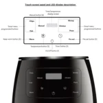 6L 1400W Air Fryer Household Large Capacity French Fry Maker Multifunctional Electric Fryer - Image 4