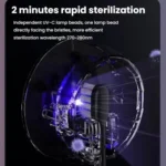 Rechargeable Sonic Electric Toothbrush for Adults with Custom Mode, Antibacterial Brush Heads, Smart Timer - Image 3