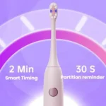 Rechargeable Sonic Electric Toothbrush for Adults with Custom Mode, Antibacterial Brush Heads, Smart Timer - Image 8