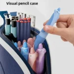 Vertical Pencil Cases Expandable Large Capacity Desk Stationery Organizer For Students - Image 4