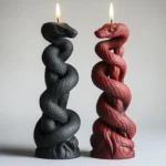 Snake-Shaped Aromatherapy Candle Silicone Mold DIY Diffuser Stone Gift Mold - Image 2