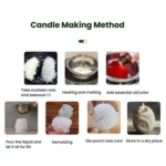 Snake-Shaped Aromatherapy Candle Silicone Mold DIY Diffuser Stone Gift Mold - Image 4