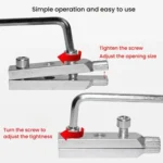 Water Tube Breakage Screw Extractor Faucet Angle Valve Manual Removal Tool - Image 7