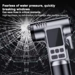 Car Air Pump With Window Breaker Cutting Tool Electric Portable Air Pump - Image 7