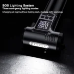 Car Air Pump With Window Breaker Cutting Tool Electric Portable Air Pump - Image 9