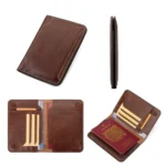 HUMERPAUL BP734 Leather Passport Document Holder - Image 3