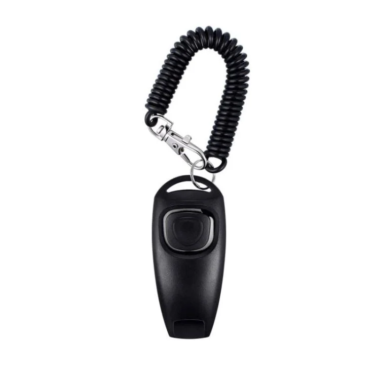 TBD0606081201A.webp 2 In 1 Pet Training Clicker Dog Whistle With Long Wristband - Image 1