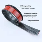 Self-Adhesive Car Wheel Arch Trim Protective Strip Anti-Scratch Guard for Vehicle Door Edge Length 1.5m - Image 4