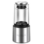 Kacheeg 70ml Transparent Pepper Grinder with Adjustable Coarse to Fine Ceramic Blades