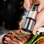 Kacheeg 70ml Transparent Pepper Grinder with Adjustable Coarse to Fine Ceramic Blades - Image 2
