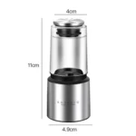 Kacheeg 70ml Transparent Pepper Grinder with Adjustable Coarse to Fine Ceramic Blades - Image 7