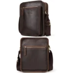 HUMERPAUL MH702 Men Vertical Crossbody Bag Casual Leather Shoulder Bag - Image 2