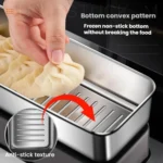 Kacheeg Stainless Steel Slim Rectangular Food Storage Container 304 Narrow Space-Saving Fridge Organizer Box - Image 5