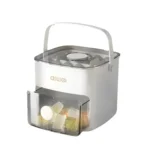 Kacheeg 2-In-1 Double Layer Ice Cube Tray With Storage Container Easy Push Release Mold