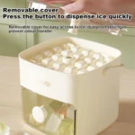 Kacheeg 2-In-1 Double Layer Ice Cube Tray With Storage Container Easy Push Release Mold - Image 5
