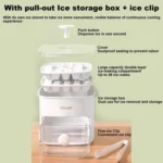 Kacheeg 2-In-1 Double Layer Ice Cube Tray With Storage Container Easy Push Release Mold - Image 7