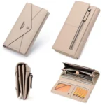 HUMERPAUL BP998 Women Leather Long Wallet RFID Multi-Card Holder Clutch Bag - Image 3