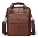 HUMERPAUL HUMH544 Business Commuter Leather Men Shoulder Bag