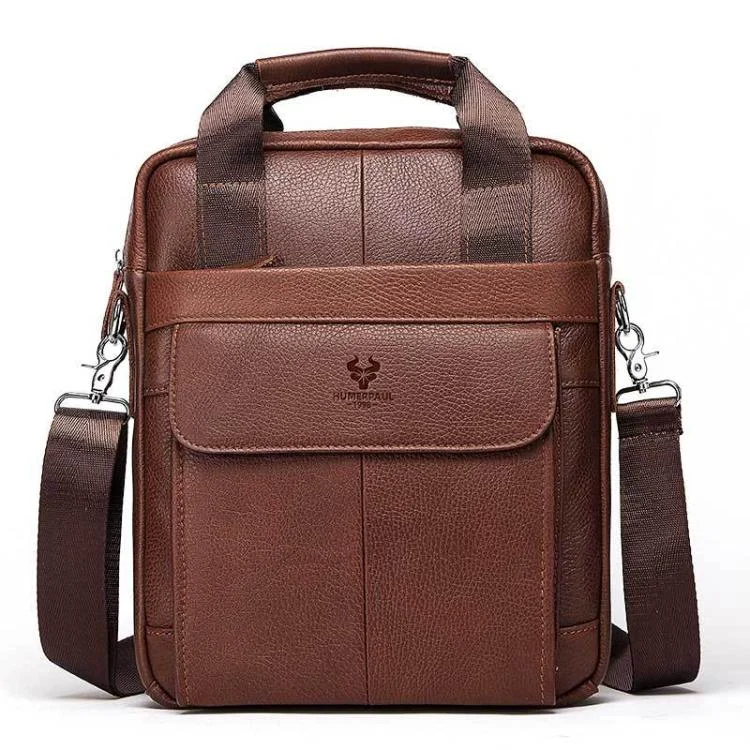 HUMERPAUL HUMH544 Business Commuter Leather Men Shoulder Bag