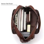 HUMERPAUL HUMH544 Business Commuter Leather Men Shoulder Bag - Image 5