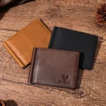 HUMERPAUL BP827 Simple Leather Wallet Lightweight Men Card Holder - Image 2