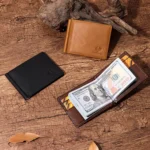 HUMERPAUL BP827 Simple Leather Wallet Lightweight Men Card Holder - Image 3