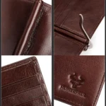 HUMERPAUL BP827 Simple Leather Wallet Lightweight Men Card Holder - Image 5