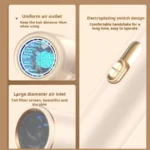 800-1200W High-Speed Hair Dryer with Blue Light Care Foldable & Portable for Travel - Image 9