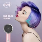 High-Speed Hair Dryer Salon & Home Blow Dryer with Blue Light Ionic Technology - Image 5
