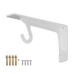 Heavy Duty Wall-Mounted Closet Organizer Bracket High Strength Reinforced Triangle Support