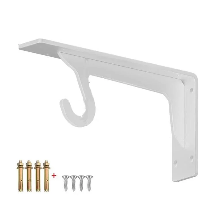 Heavy Duty Wall-Mounted Closet Organizer Bracket High Strength Reinforced Triangle Support