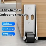 Side/Vertical Mount Pulley Wheels for Furniture Moving and Sliding Doors Anti-Sag Rollers - Image 3